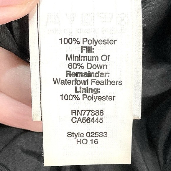 J. Crew Herringbone Puffer Vest Excursion Quilted Down Zip Front Sz XS - Picture 6 of 7